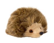 Natural hedgehog h=4cm l=9cm