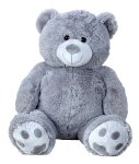 Bear grey h=100cm (sitting: 64cm)