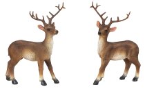 Deer standing h=16+17cm w=11cm asst.