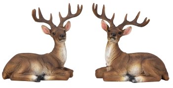 Deer lying h=15+15,5cm w=16cm asst.