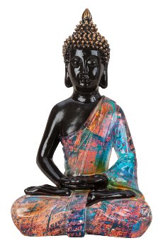 Buddha "Colorful Art" h=39cm w=25cm