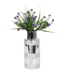 Vase silver h=24cm d=10cm