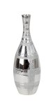 Vase bottle-shaped silver h=33,5cm
