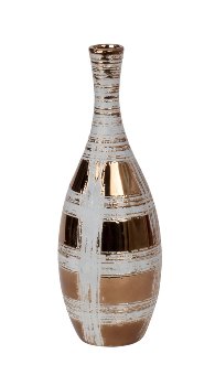 Vase flaschenförmig bronze h=33,5cm