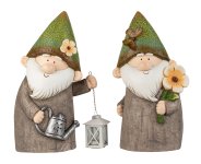 Gnome with watering can, lantern &