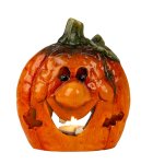 Halloween pumpkin with conk nose as