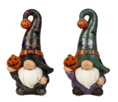 Sleeping gnome with pumpkin in hand &