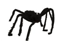 Halloween Deko-Spinne schwarz mit