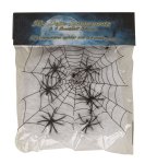 Halloween decoration spider web 50g with