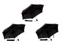Pocket Umbrella d=100cm black with color