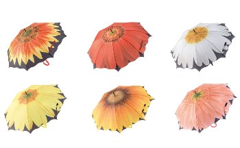 Umbrella h=82cm d=100cm flower pictures