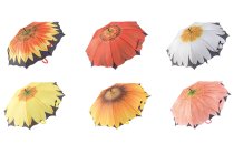 Regenschirm d=100cm Blumen-Motive sort.
