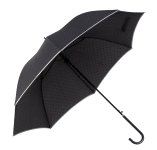 Umbrella d=100cm black with w. dots +