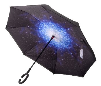 Umbrella h=80cm d=105cm standing, black