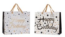 present bag "happy birthday" 26x31x12cm