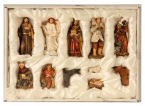 Nativity scene figures 11-part set with