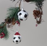 Weihnachtsbaumhänger "Fußball",