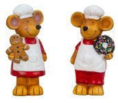 Xmas bakery mouse standing h=17,5cm