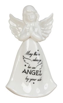 Angel praying with words "May there