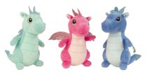 Plush dragons with cute eyes h=20cm