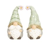 Sleeping hat gnome green/mint standing
