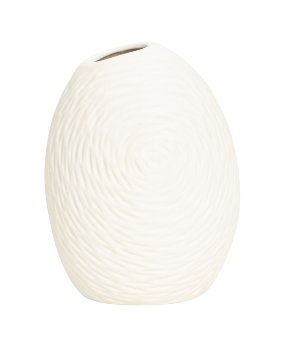 Porzellan Vase weiß h=15,5cm b=12cm