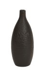 Porzellan Vase schwarz h=23cm d=9cm