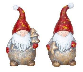 Christmas gnomes with red jelly bag cap