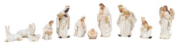 Nativity figures, set of 11pcs