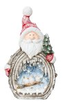 Winter decoration santa with birds and