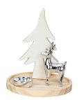 Xmas Tree with elk and tealight holder