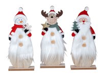Xmas Wooden decoration with santa,
