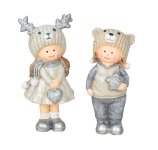 Winterchildren grey with ice bear hat