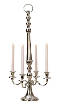 4-armed candle holder h=80cm w=36cm for