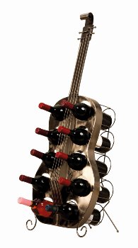 wine holder guitarre h=101cm w=37cm