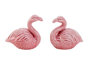 Flamingo h=6,8cm b=7cm sort.
