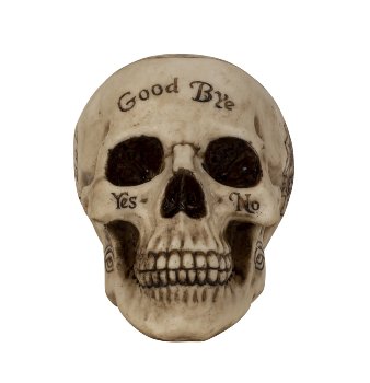 Skull "Good Bye" h=12,5cm