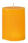Scented candle yellow h=12 d=9cm 2%