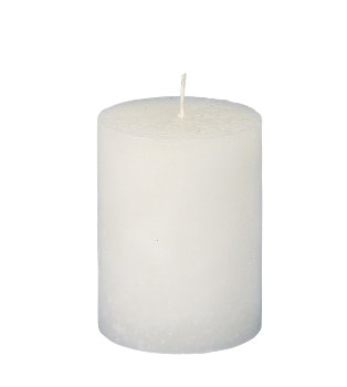 Scented candle white h=9 cm d=7 cm 2%
