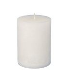 Scented candle white h=12 cm d=9 cm 2%