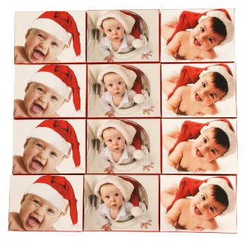 Boxes baby with christmas hat, price/set