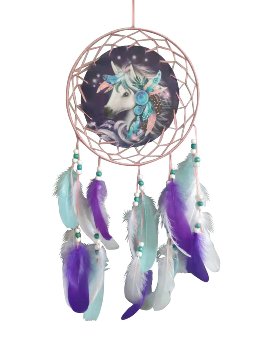 Dreamcatcher with unicorn design h=60cm