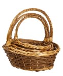 Willow-Basket brown h=29-38cm b=27-40cm