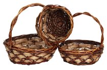 Willow-Basket brown h=28-40cm b=27-40cm