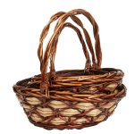 Willow-Basket brown h=28-40cm b=27-40cm