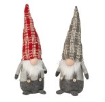 Felt Gnome grey/white & grey/red