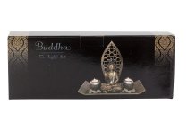 Buddha-Set with 2 tealightholder l=35cm