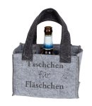 Filz-Tasche für 6 Flaschen 14x22x15cm