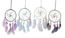 Dreamcatcher with glass pearls and nacre