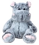 Hippo grey sitting h=40cm